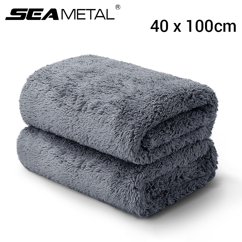 SEAMETAL 40X100CM Car Wash Tow - Microfiber Towel Detailing のレビューと価格