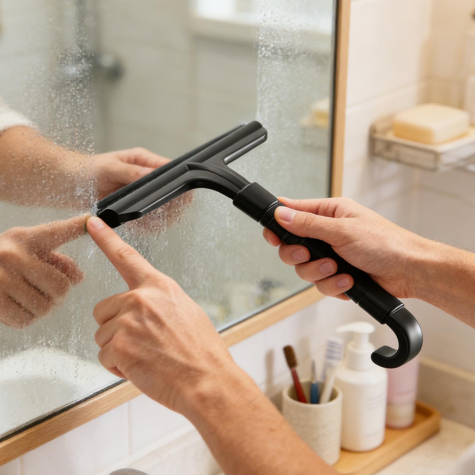 Shower Squeegee Bathroom Glass - Glass Cleaner Streak のレビューと価格