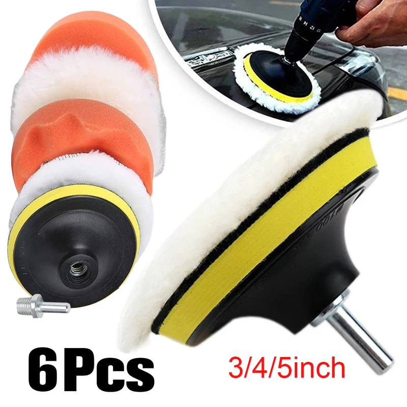 3/4/5 Inch Car Polisher Pads K - Polish Pad Set Buffer のレビューと価格