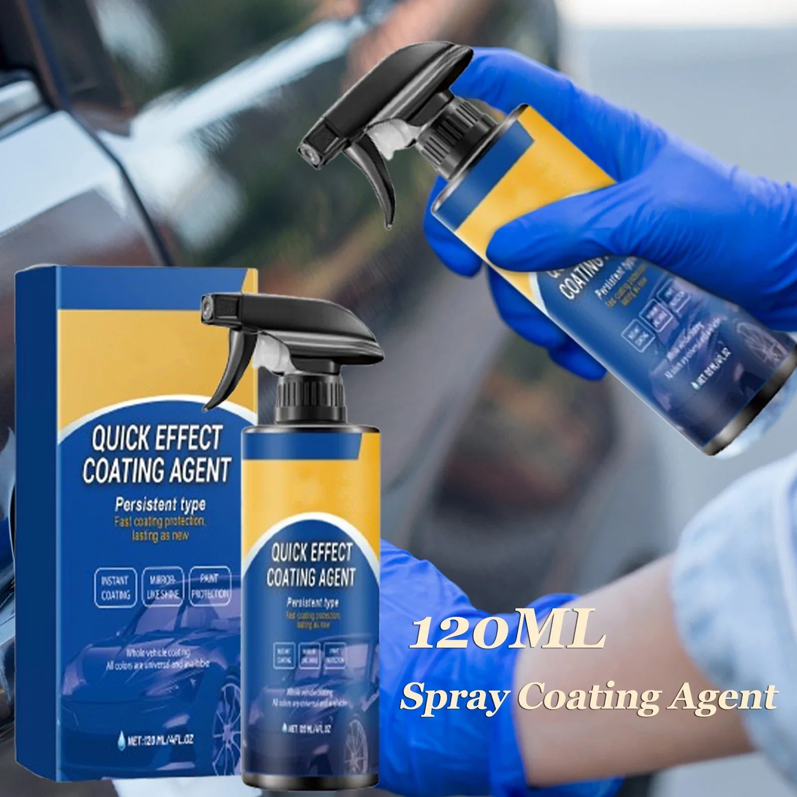 NEW Car Coating Spray Hydropho - Car Wax Ceramic Coating のレビューと価格