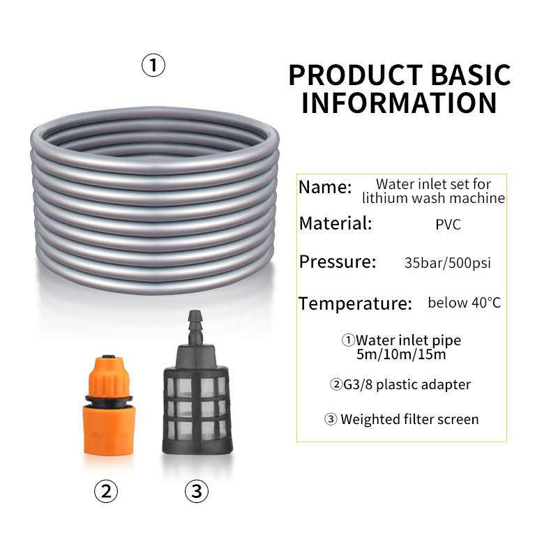 G3/8 Water Inlet Pipe Set For  - Car Shampoo Ph のレビューと価格