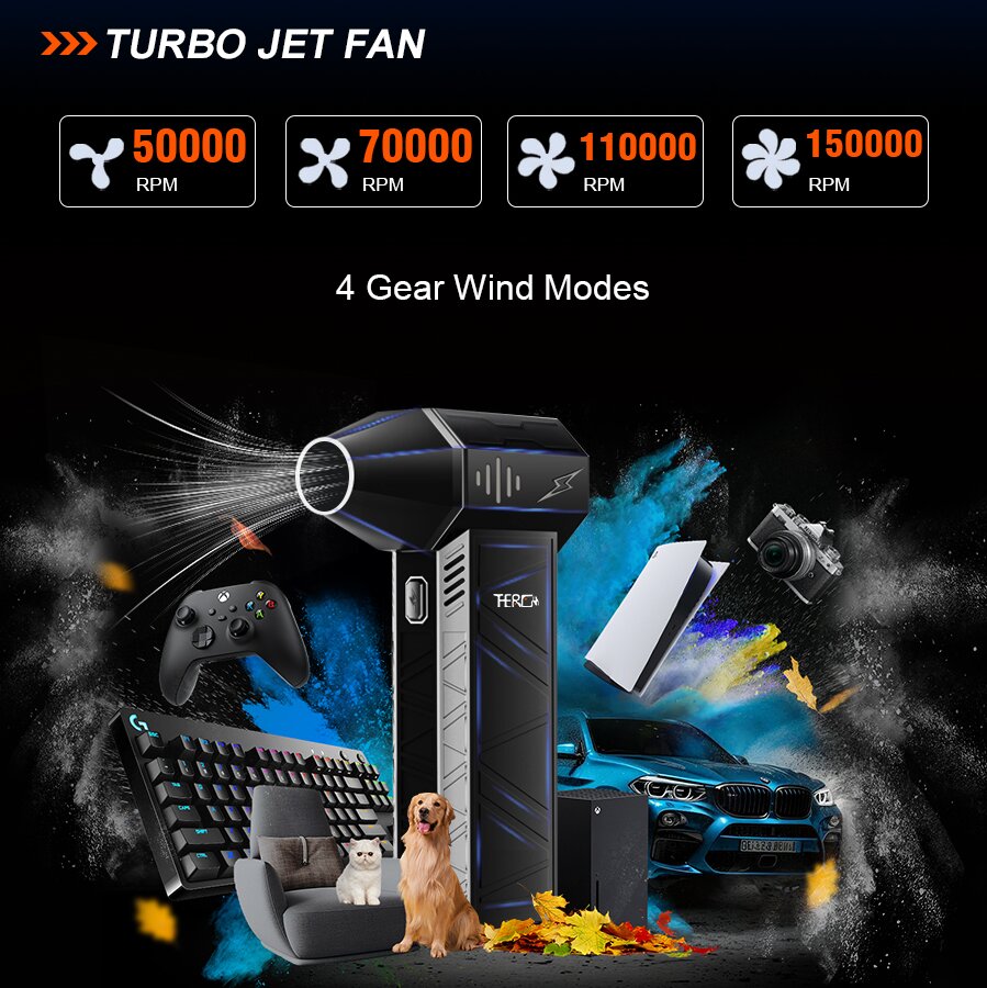 X3Pro-Mini Handheld Turbo Jet  - Dryer Car Blower のレビューと価格