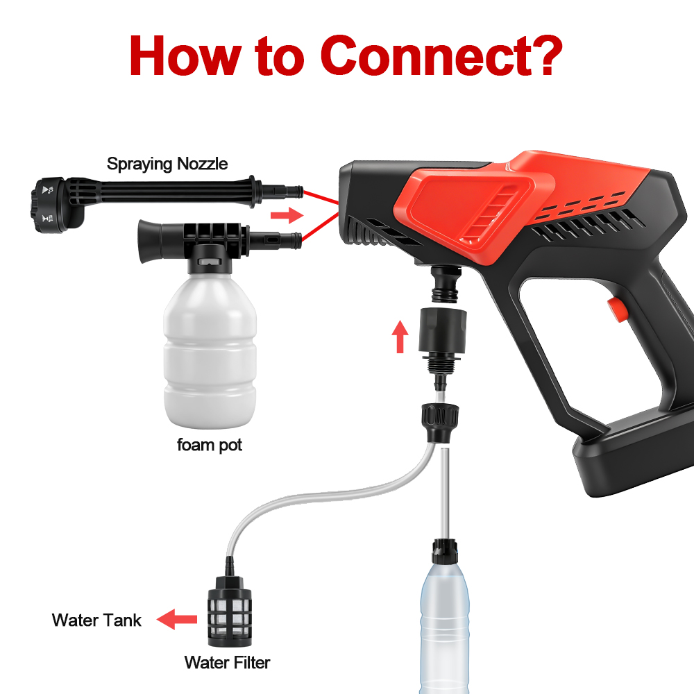 300Bar Brushless High Pressure - Car Shampoo Ph のレビューと価格
