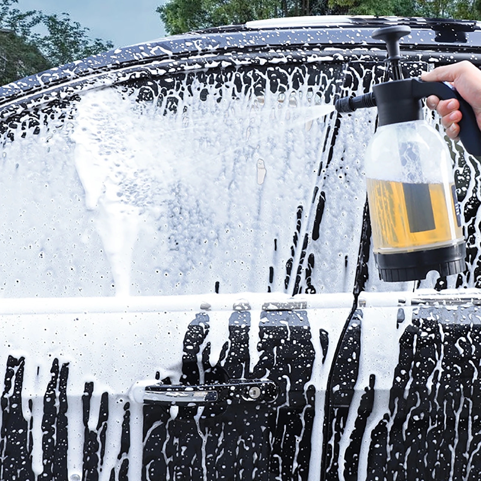 2L Hand Pump Foam Sprayer Hand - Foam Cannon Car Wash のレビューと価格