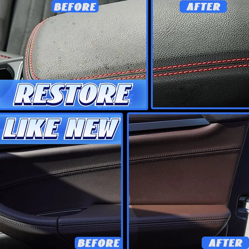 Car Plastic & Leather Restorer - Leather Cleaner Interior のレビューと価格