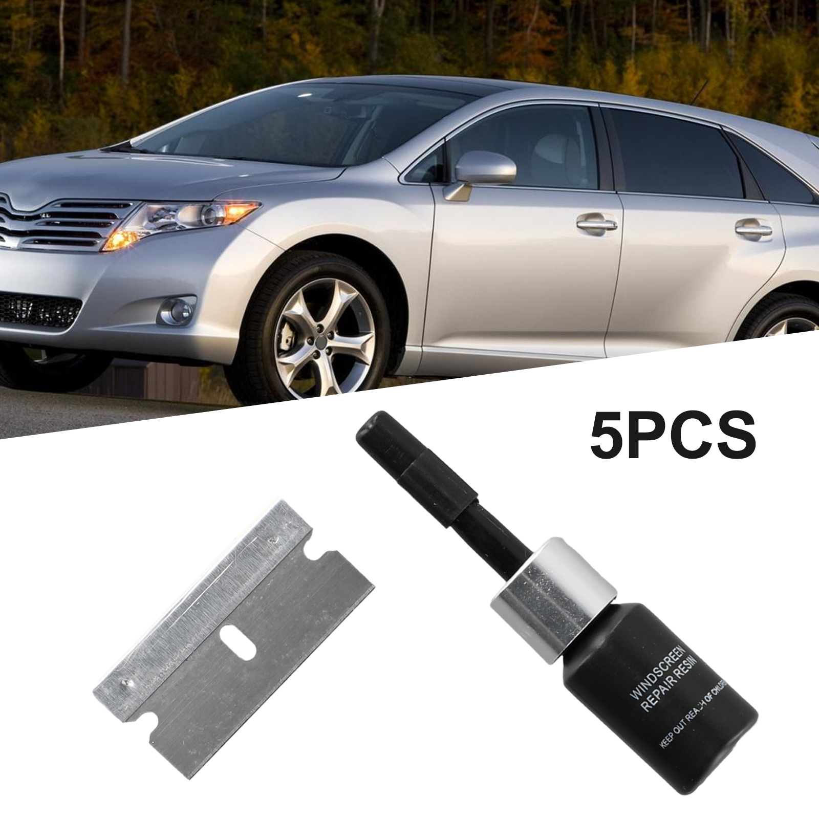 5PCS Automotive Windshield Gla - Glass Cleaner Streak のレビューと価格