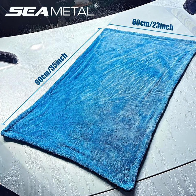 SEAMETAL 1200GSM Car Wash Micr - Microfiber Towel Detailing のレビューと価格