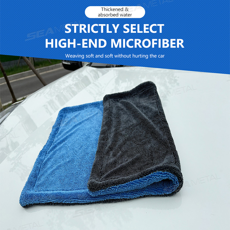 SEAMETAL 1200GSM Car Wash Micr - Microfiber Towel Detailing のレビューと価格