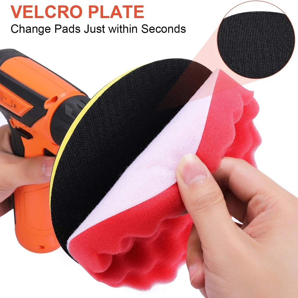 New 8Pcs Car Polishing Pads Ki - Polish Pad Set Buffer のレビューと価格