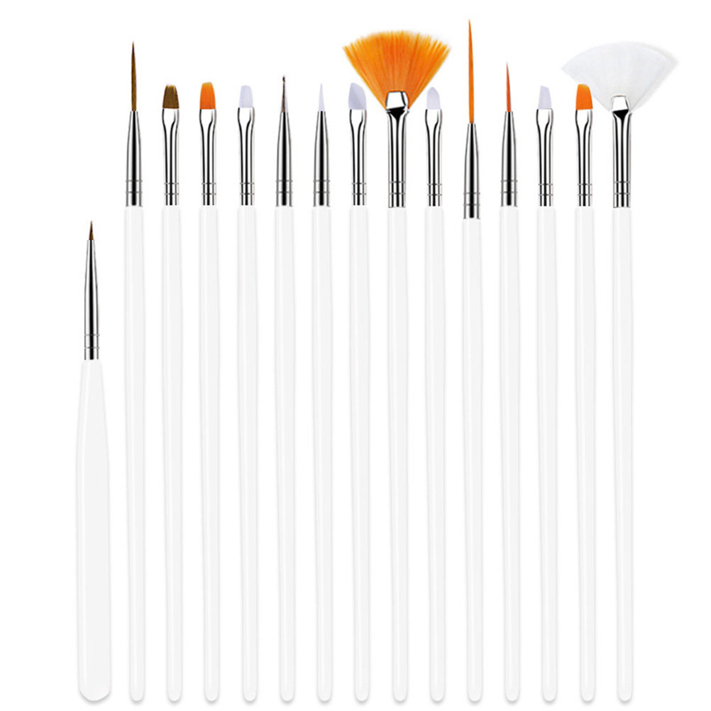 20Pcs Nail Art Pen Brush Set S - Detailing Brush Set のレビューと価格