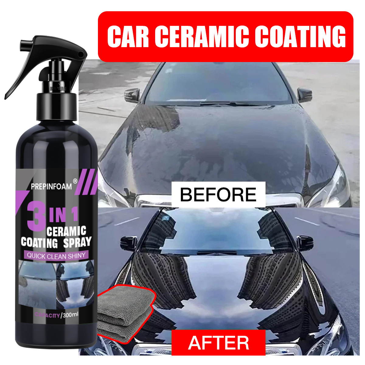 Quickly Cleaning Remove Stains - Car Wax Ceramic Coating のレビューと価格