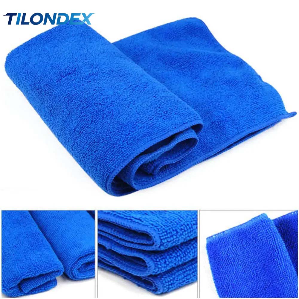 2PCS Royal Blue Soft Non-Scrat - Microfiber Towel Detailing のレビューと価格