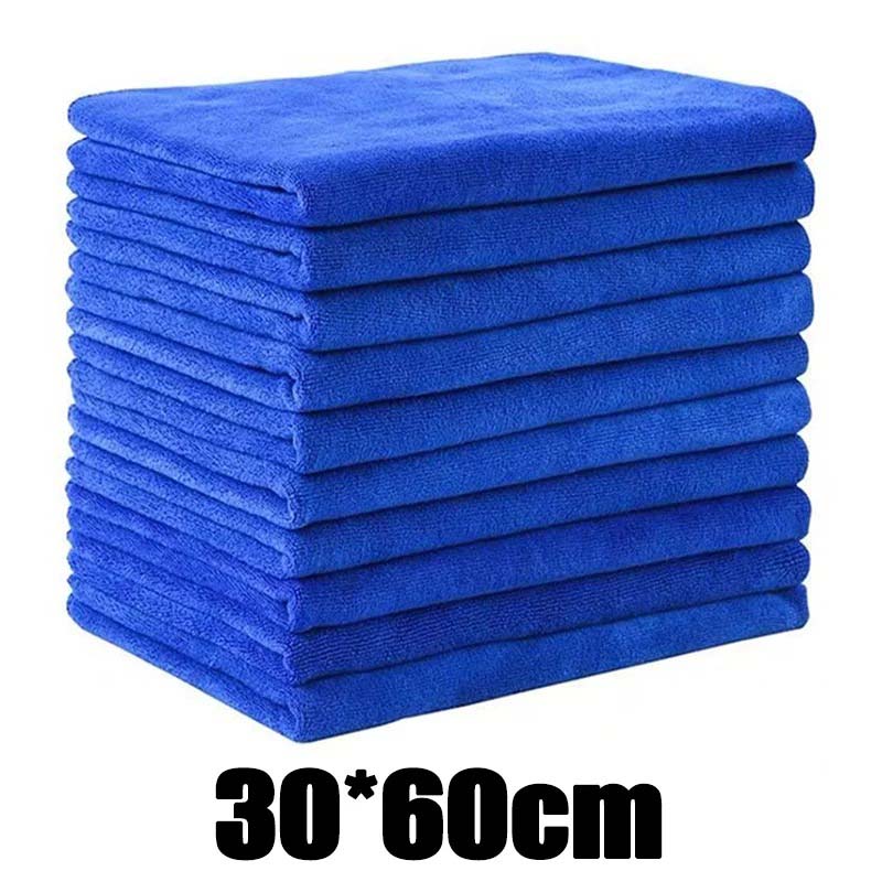 2PCS Royal Blue Soft Non-Scrat - Microfiber Towel Detailing のレビューと価格