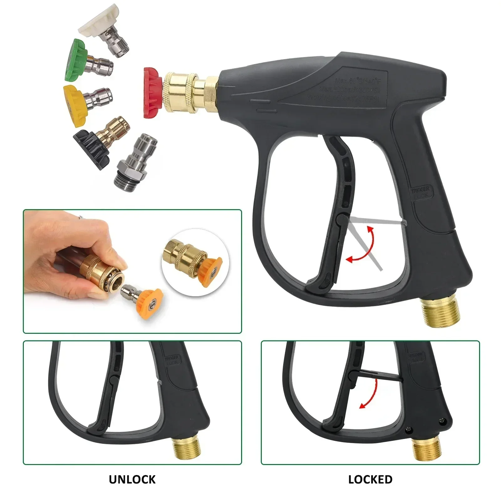 Pressure Washer Gun for Karche - Foam Cannon Car Wash のレビューと価格