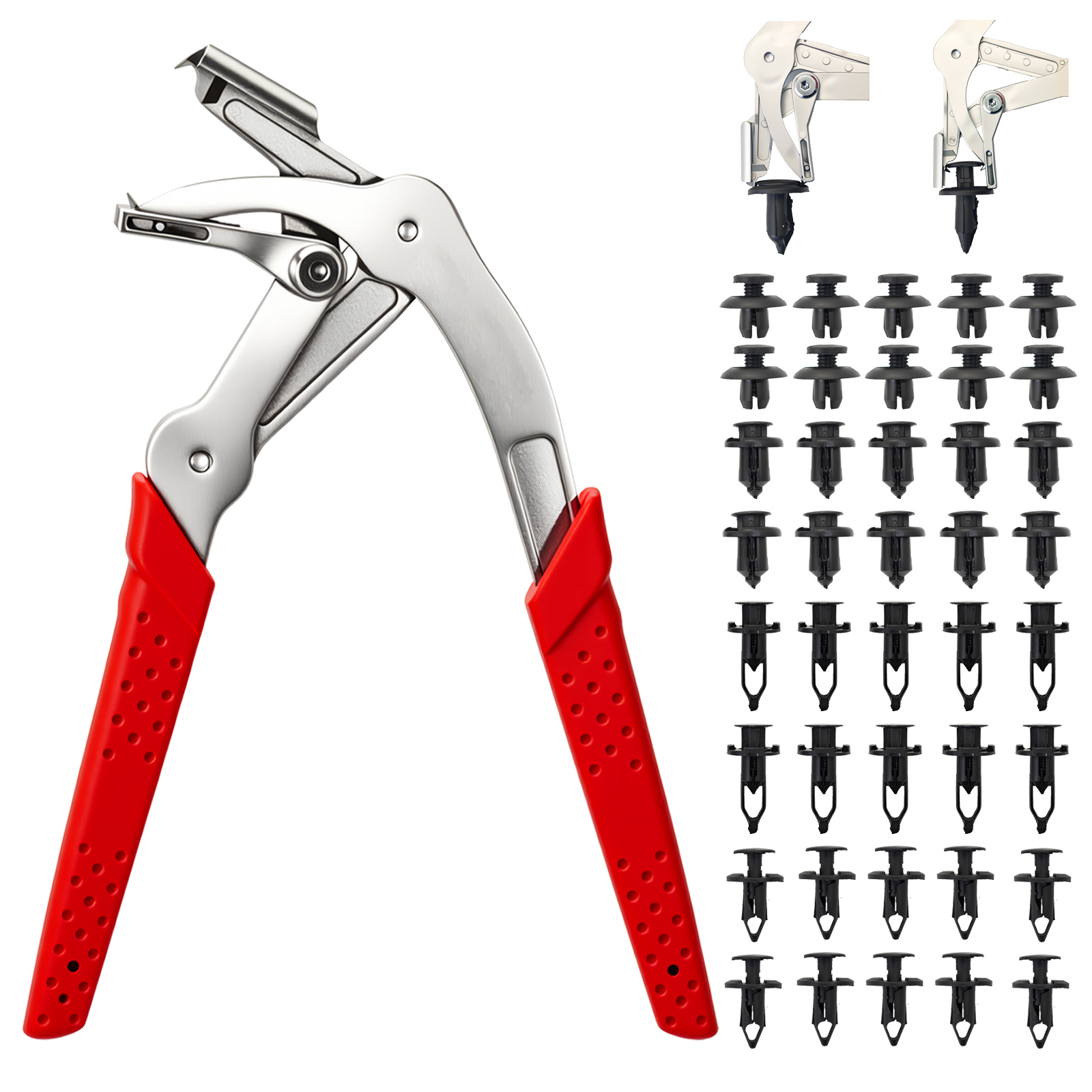 Car Clip Pliers with 40PCS Aut - Trim Restorer Plastic のレビューと価格