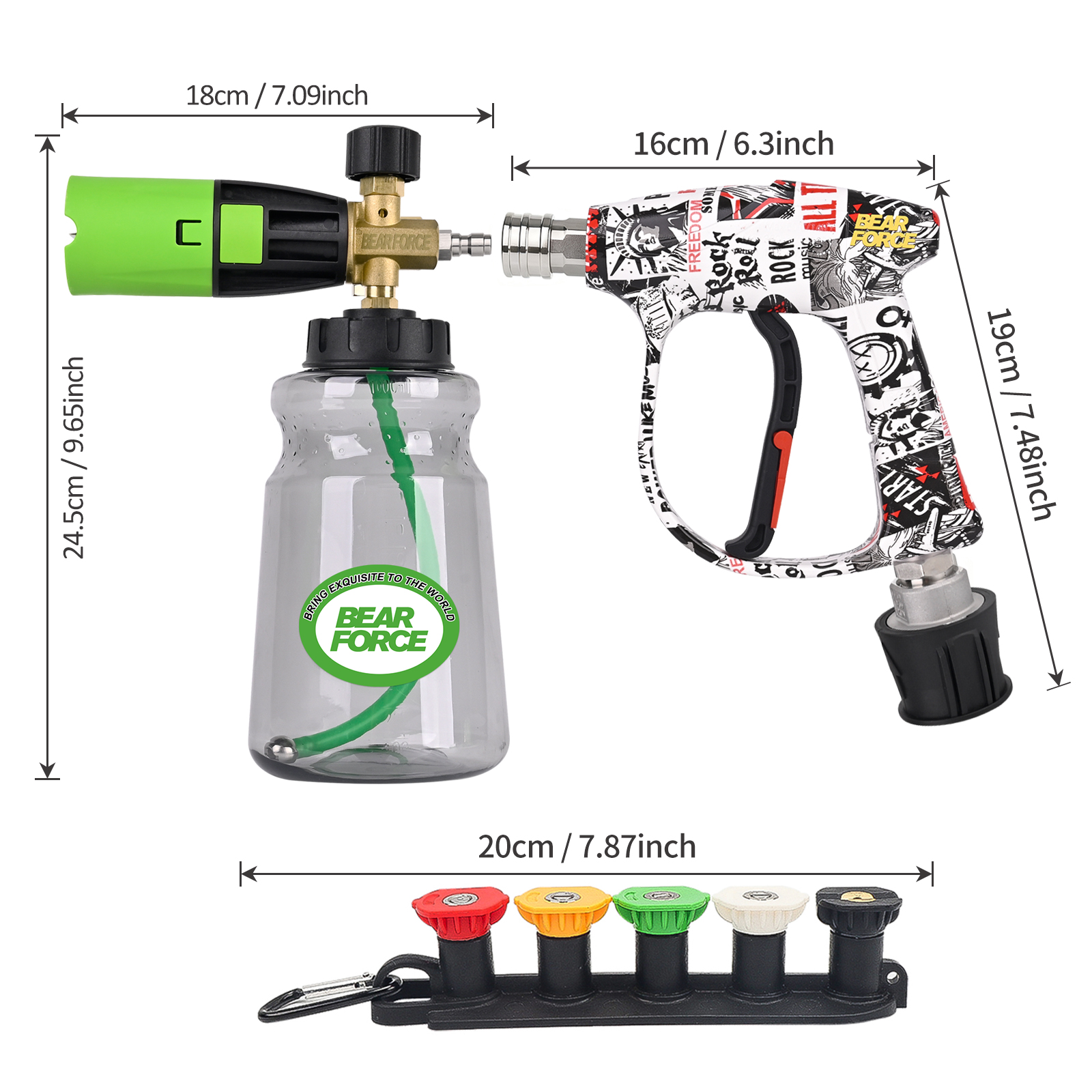 BEAR FORCE Pressure Washer Foa - Pressure Washer Foam Gun のレビューと価格