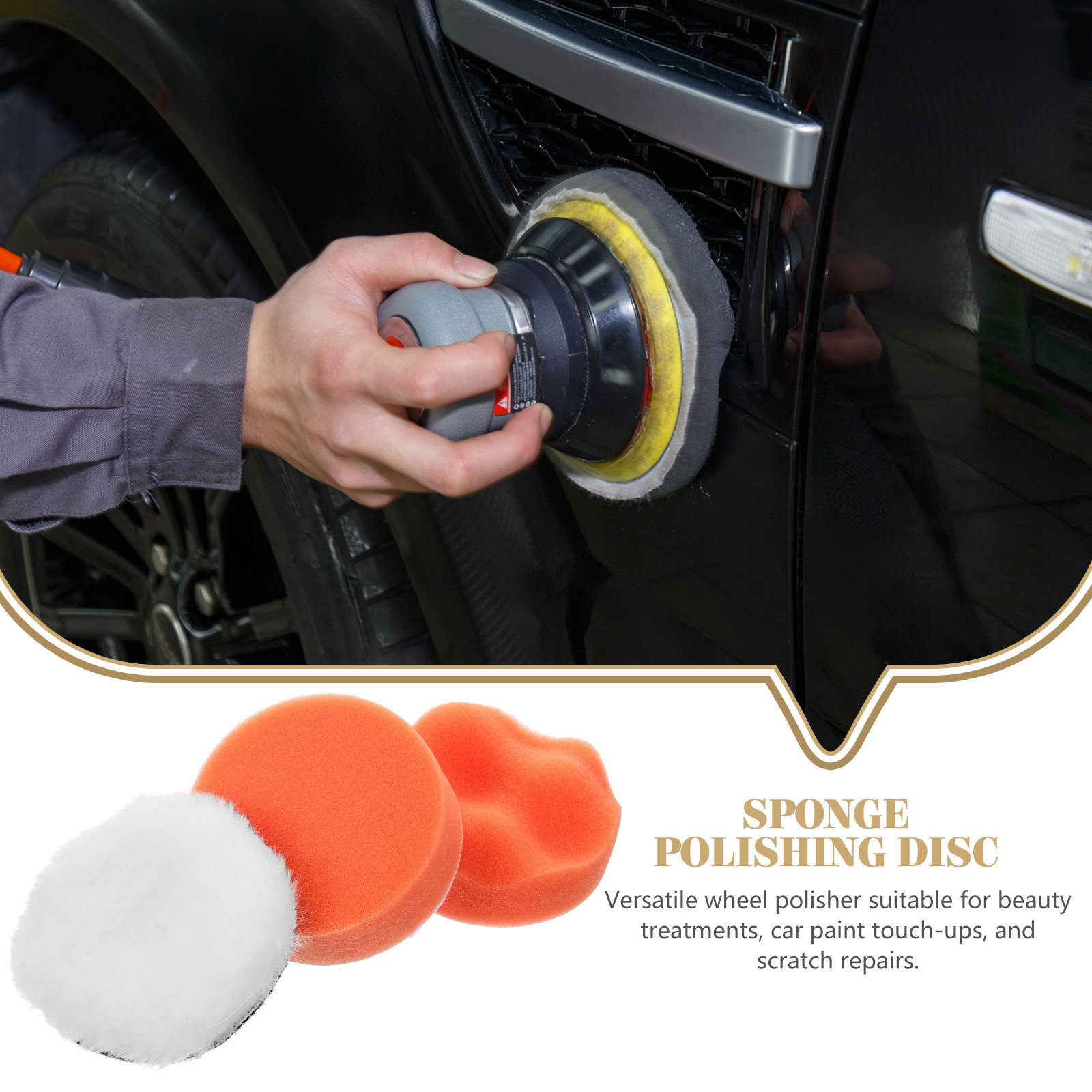 3Pcs Wheel Polishing Pad Set B - Polish Pad Set Buffer のレビューと価格